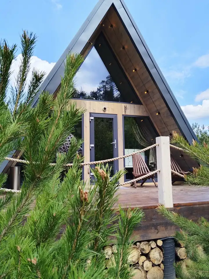 A-frame «Романтика» 48 м² с ванной у окна