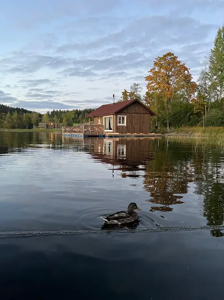 Плавдом «Laatokka» 60 м² с баней и панорамным окном
