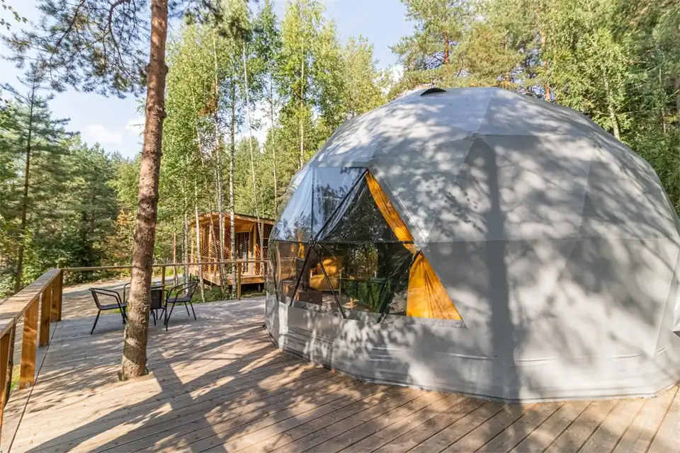 Панорамный купол «Карельский лес»