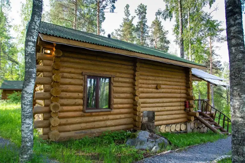 3 одинаковых дома с двумя спальнями и финской сауной