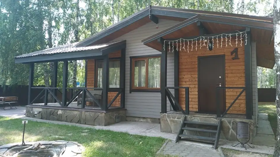 Дом 1 с русской баней и террасой