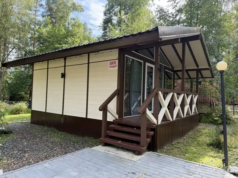 Шале-стандарт для пары, отдельный домик 24 м²