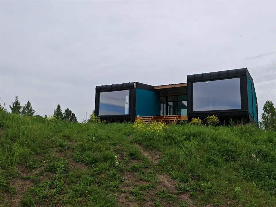 Дом «Катамаран» 74 м² из двух модулей