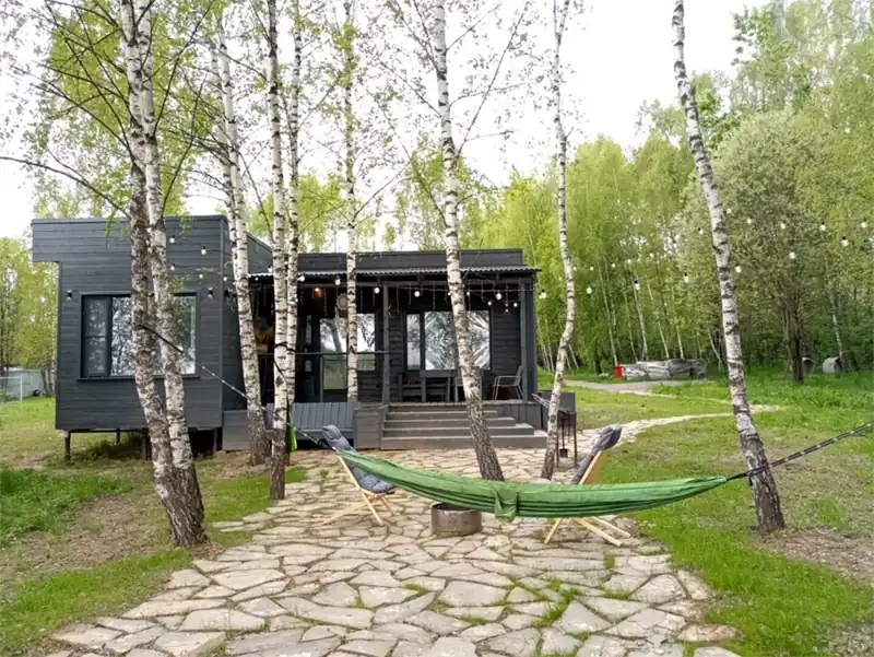 Бохо-дом с двумя спальнями у леса