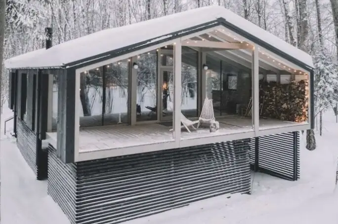 Дом актера 100 м² с тремя спальнями
