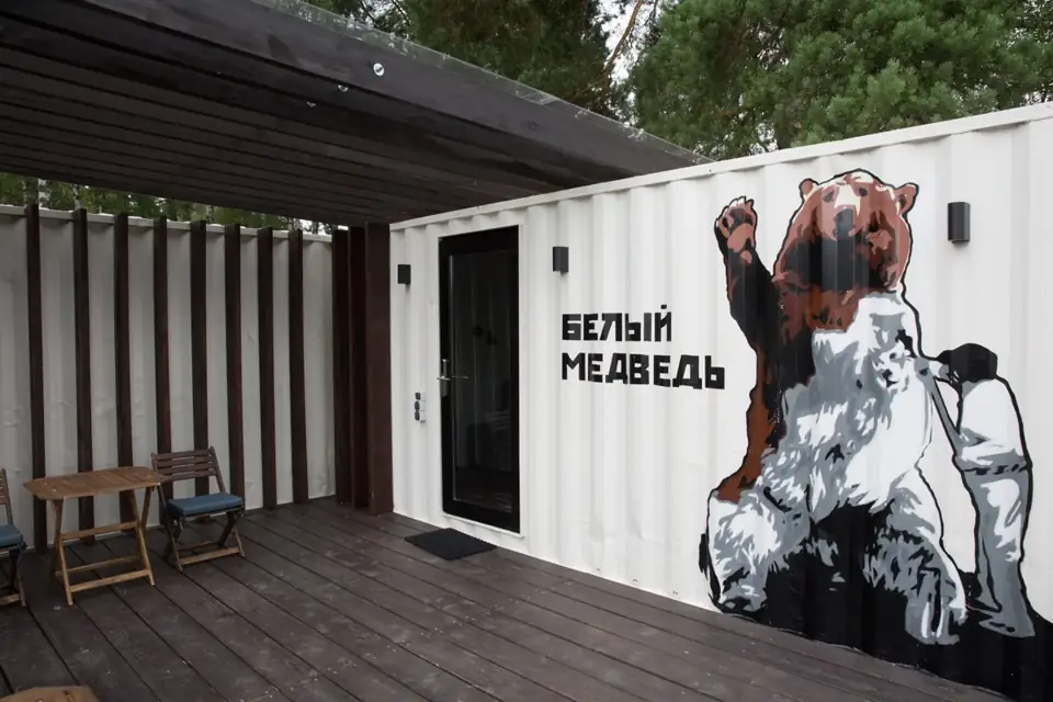 Дом-контейнер «Белый медведь» 36 м²