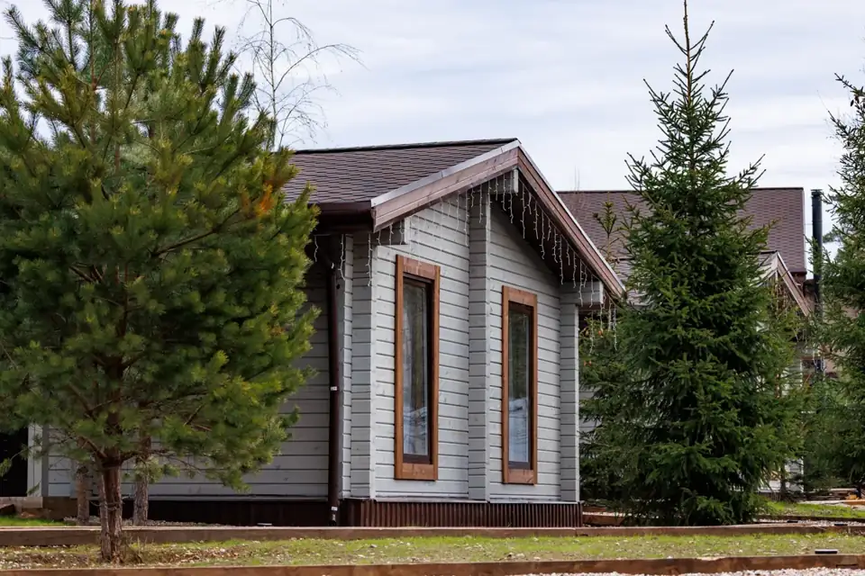 Вилла S 45 м² с двумя комнатами и террасой 15 м² (две одинаковые)