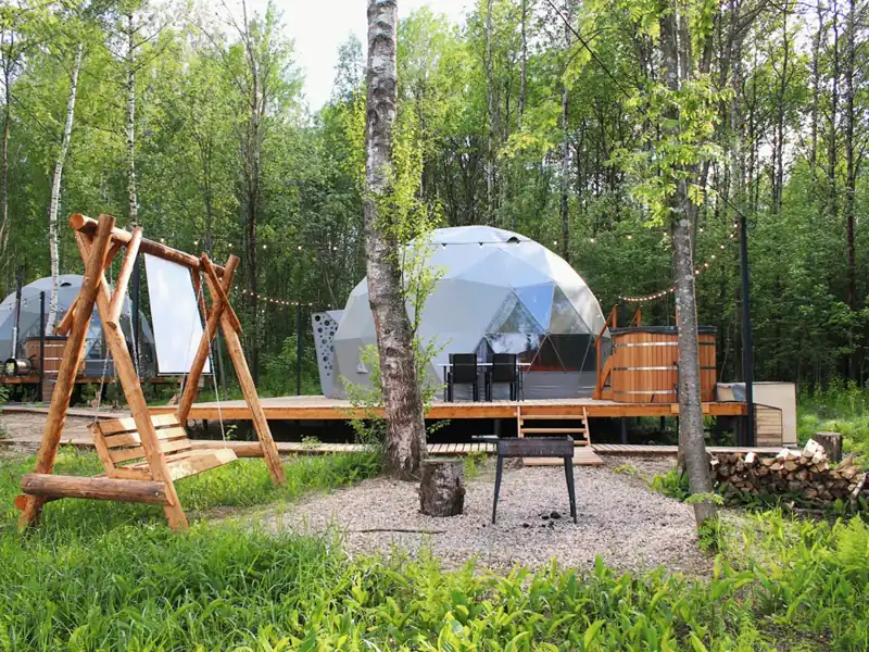 Глэмпинг «Rich Life Village» на реке Солоница под Ярославлем, фото 3