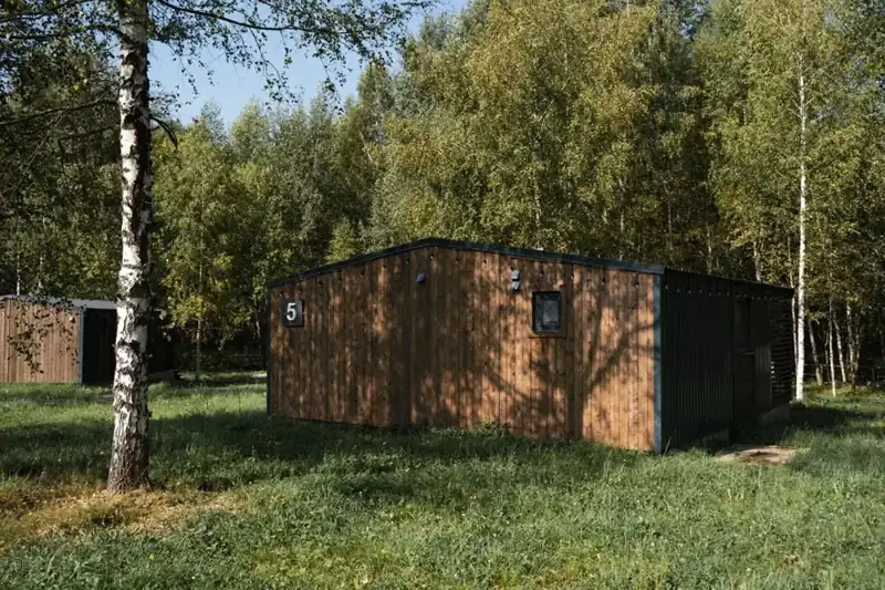 Малый дом S на 40 м² с верандой и мангалом