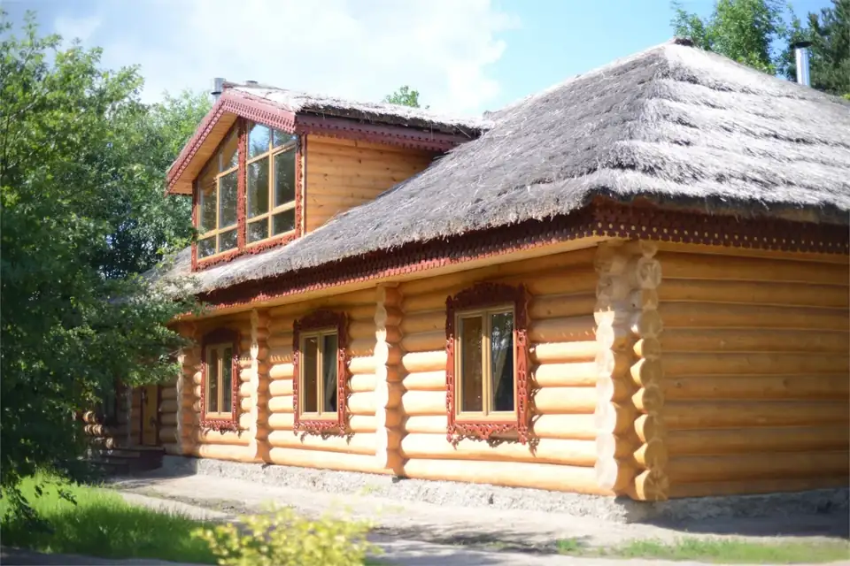 Коттедж «Купеческий» с каминным залом и мансардой