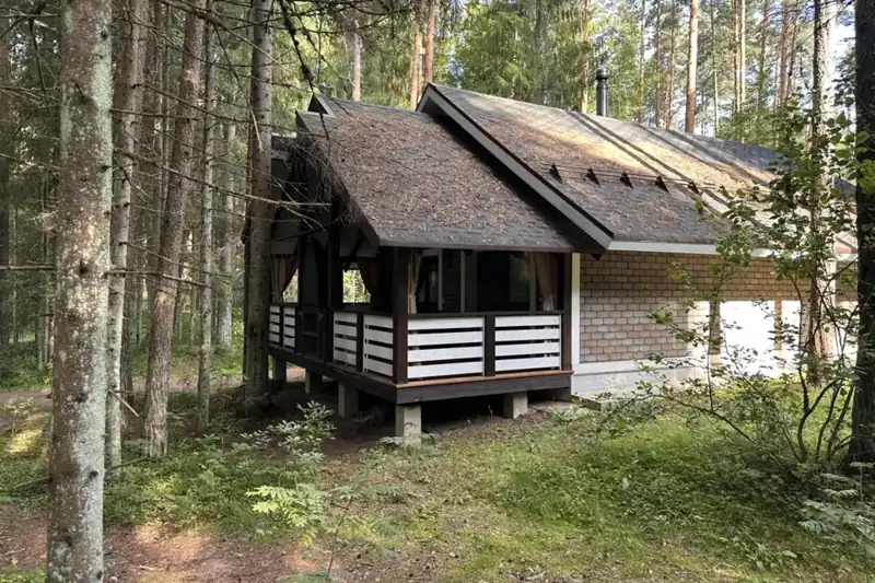Шато-студия с сауной и террасой для пары
