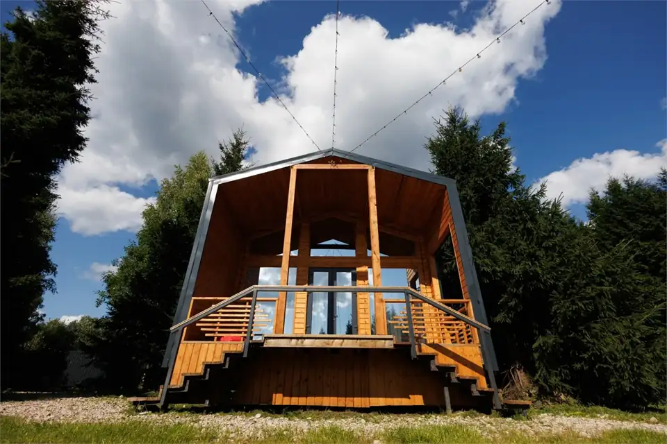 Семейный дом «Творец» 130 м² с купелью, мансардой и мангалом