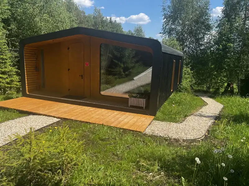 Коттедж «Бари» 60 м² с уличной купелью