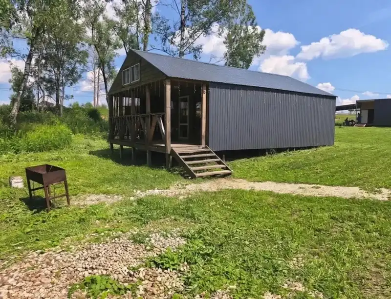 Шале 40 м² с мансардой