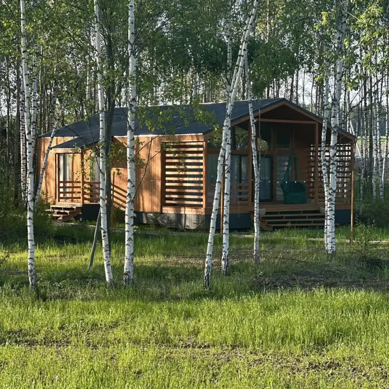 Дом «Прованс» 70 м² с детской и южной террасой
