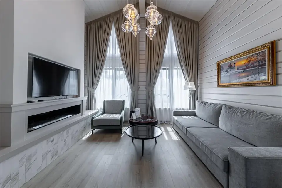Коттедж «Весенняя капель» 160 м² с тремя спальнями
