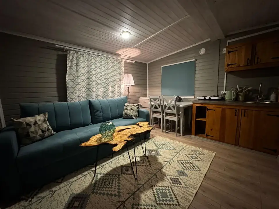 Домик «Берендей» 30 м² с двумя спальнями и гостиной