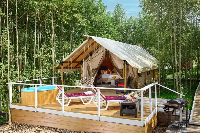 Шатёр «Дом Султана» 35 м² с итальянской ванной