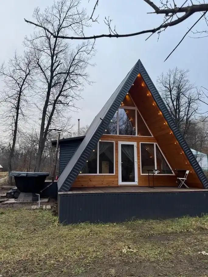 A-Frame №11 «Family» с сауной и чаном