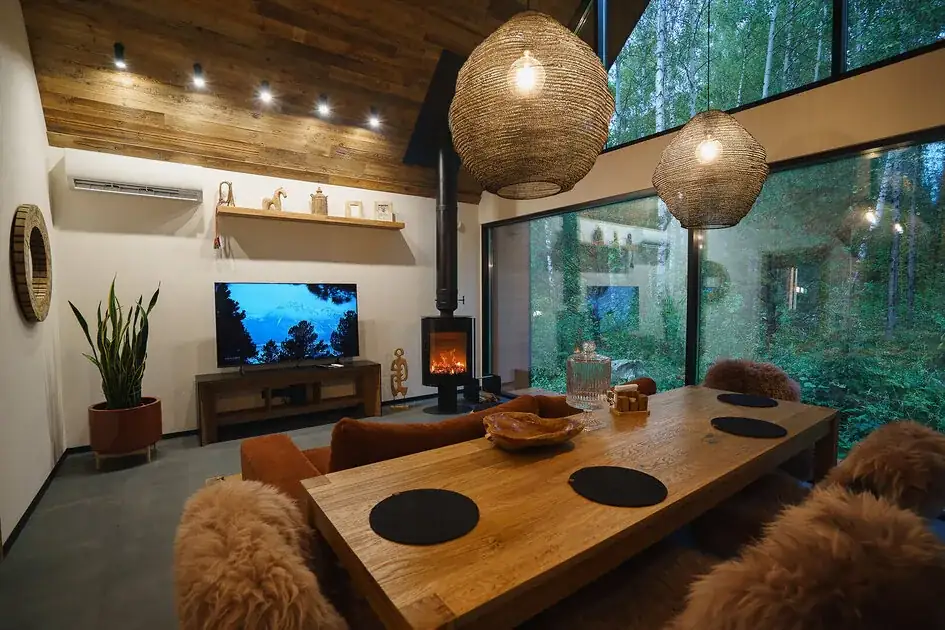 Барнхаус «Chalet» с печью-камином