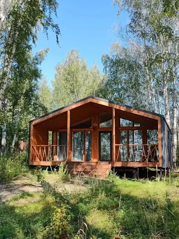 Барнхаус с двумя спальнями и террасой