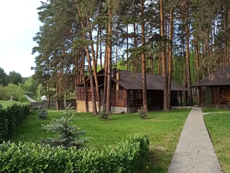 Коттедж с сауной на дровах и своим бассейном