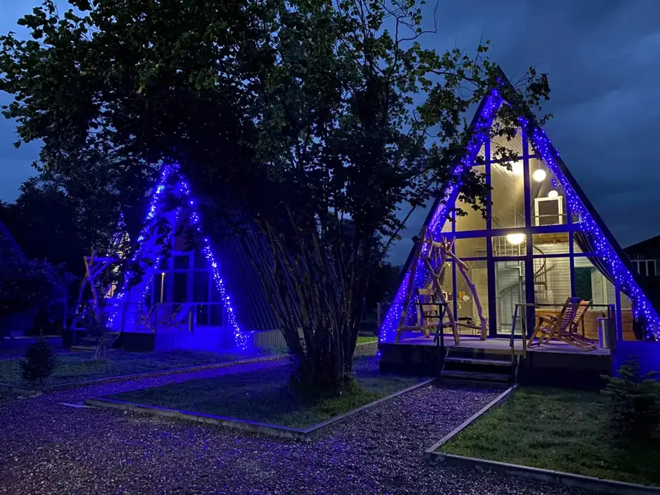 А-фреймы A-House в Даховской