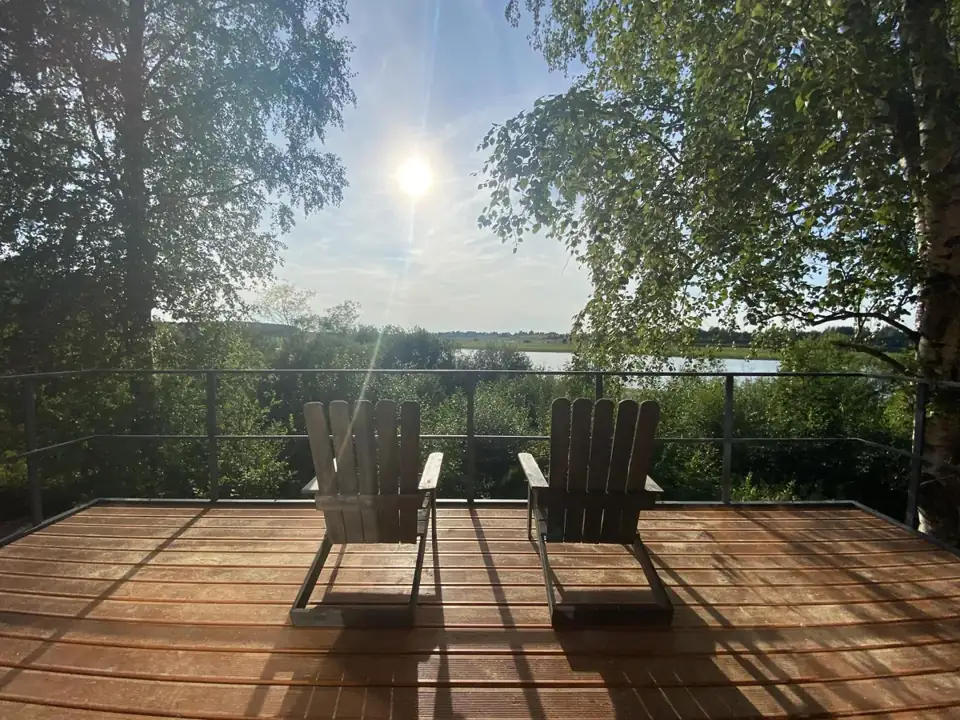 А-фрейм Smaland GorkaHouse у воды в Пахотной Горке, фото 2