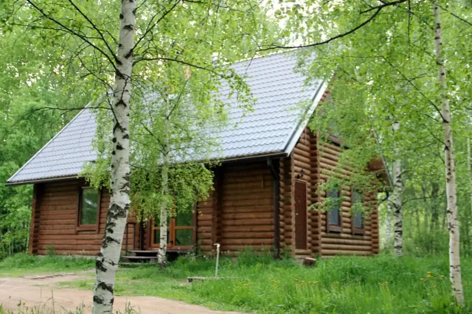 Бревенчатый коттедж «У камина» на 8 гостей