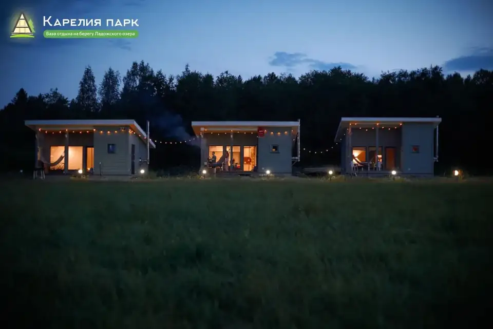Домик с сауной и террасой