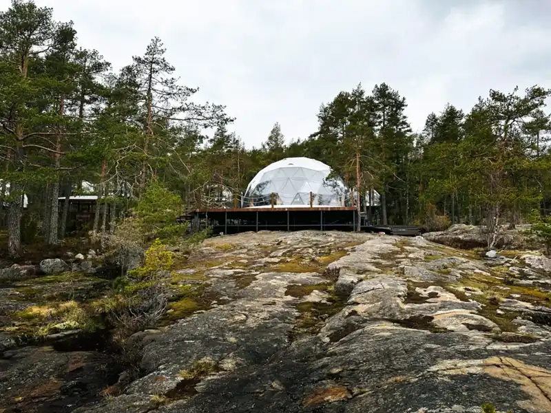 Глэмпинг «Lago Ladoga» на острове Хавус