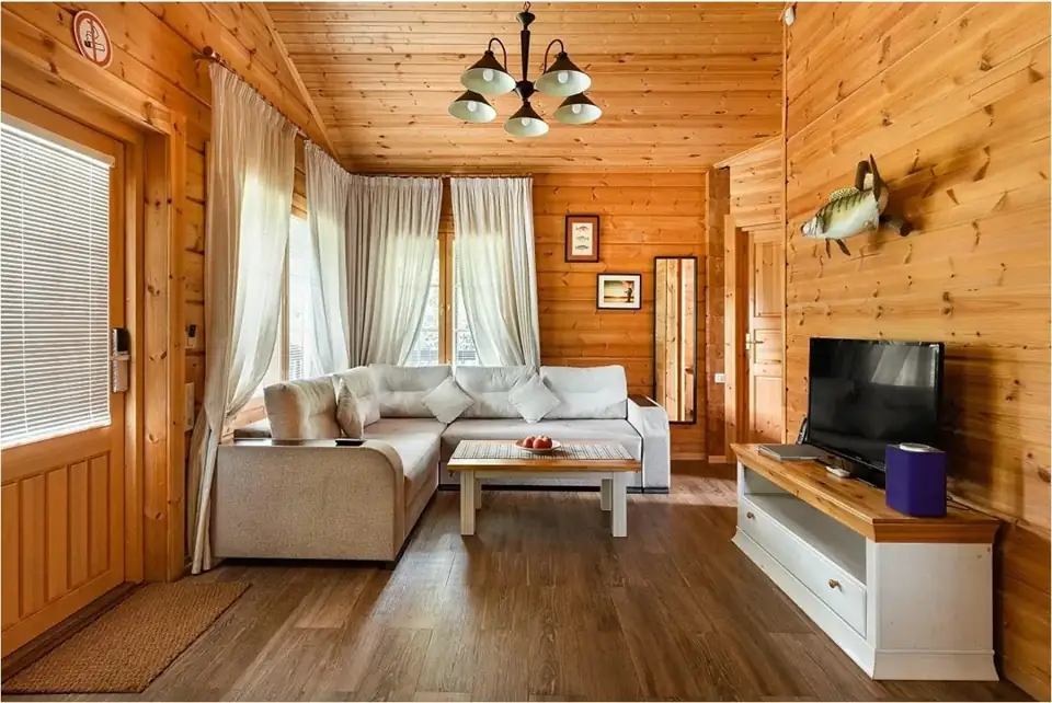 Деревянный коттедж Family Suite с двумя спальнями