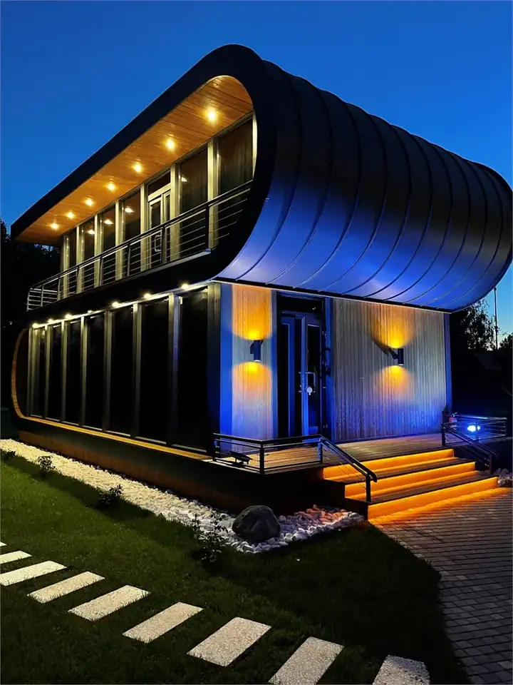 Гостевой VIP-дом SKA 120 м² с двумя спальнями, баней и чаном