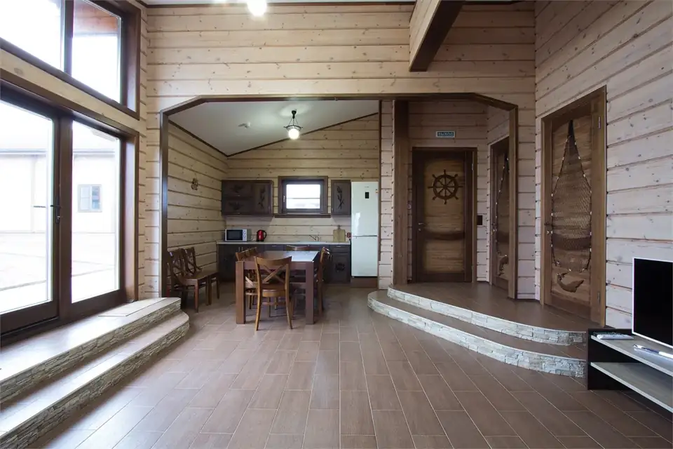 Дом охотника Casa del Cacciatore у самой Волги