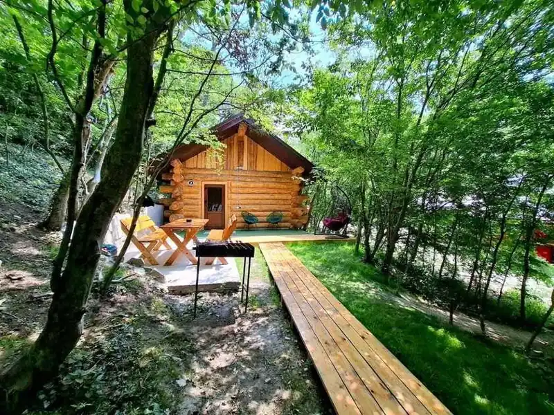Дом-студия из сосны 30 м² у реки