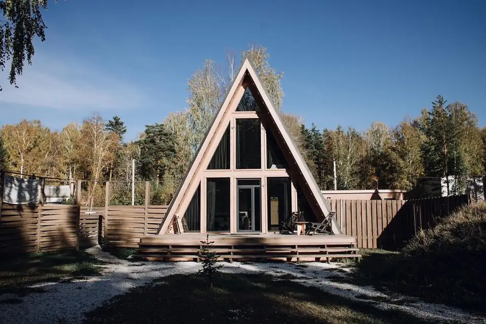 Большой A-frame №5 с тремя спальнями